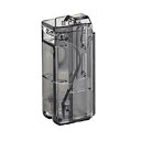 ☆スマイルキッズ 軽着火プッシュライター 補助具 クリアブラック AFL-05BK