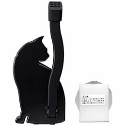 ☆スマイルキッズ ドアストッパーねこ ブラック AKS-05WB-BK