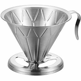 熟練の技巧、信頼の日本製。コーヒードリッパー・耐久性に優れ、お手入れのしやすいステンレス製。 ・抽出口がみえるので、コーヒーカップやマグボトルに直接ドリップ可能です。●素材 : ステンレス鋼 ●サイズ : 14.5×12.7×10cm ●商品重量 : 115g ●市販のペーパーフィルター2〜4人用をご使用下さい。 ●適応サイズ : 外径約55〜88mm ●原産国 : 日本 ●管理 : 日本 ●保証期間 : 初期不良のみ