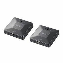 ☆サンワサプライ ワイヤレスHDMIエクステンダー 最大60m延長 セットモデル ブラック VGA-EXWHD13