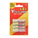 ☆オーム電機 Vアルカリ乾電池 単4形 4本パック 08-4134 LR03VB4P(2)