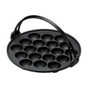 ☆イシガキ デリッシュ・ライフ 鉄鋳物たこ焼き器19穴・ツル付 ガス火専用 MMT-4269
