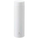 ☆カクセー クリーンパウダー 真空二重マグボトル500ml ホワイト CLE-01W(3)