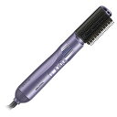 ☆TESCOM カール・ドライヤー マイナスイオン豚毛ブローブラシ パープル 本体21.3×4.8×5.1cm B1131510