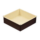 ☆パール金属 ラフィネ ふっ素加工スクエアケーキ焼型15cm D-6120