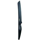 ☆パール金属 Jet Black パン切り包丁 F-2397