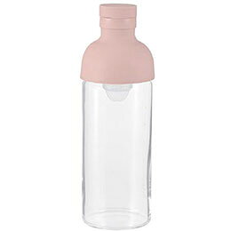 フィルターインボトル300ml スモーキピンク○ワインのように食事の時に水出し茶を愉しんでいただきたいという思いからできた、ワインボトル型のフィルターインボトル。 ○注口部分にフィルターがセットされているのでそのまま注げます。商品サイズ(約) : 幅70×奥行68×高206mm 口径 : 57mm 実用容量 : 300ml 注口・栓 : シリコーンゴム フィルター : ポリプロピレン 生産国 : 日本