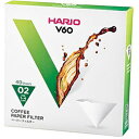 ☆HARIO V60用ペーパーフィルター02W 1〜2杯用 40枚入 VCF-02-40W