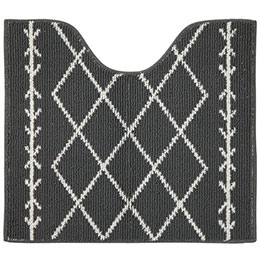 ☆ヨコズナクリエーション ベニワレン トイレ足元マット グレー 約58×65cm MMT60132