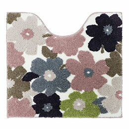 ☆ヨコズナクリエーション フルール トイレ足元マット ピンク MMT60972