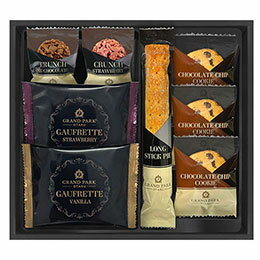 ☆グランドパーク小樽監修 スイートセレクション ロングスティックパイ、ゴーフレット2種、チョコクランチ2種、チョコチップクッキー OTR-15