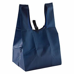 ☆マチが広めなエコバッグ 約200×250×400mm 付属のバンドで折りたたみ・持ち運びに便利 ネイビー 22555722 ☆マチが広めなエコバッグ 約200×250×400mm 付属のバンドで折りたたみ・持ち運びに便利 ネイビー 22555722