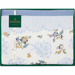 ☆ミントン ソフトコットンケット ブルー 140×200cm B1148554