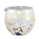 ☆ウチキ 喜箔グラス 一合片口 金箔・銀箔を使った石川県・山中漆器由来の伝統工芸品 KH-012