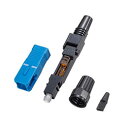 ☆サンワサプライ 光ファイバファストSCコネクタ シングルモード 4セット入 HKB-AC-FSCSM
