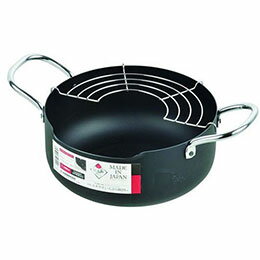 ☆パール金属 メイドインジャパン 鉄製注ぎやすい天ぷら鍋20cm HB-1890