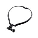☆エレコム アクションカメラ用アクセサリ ネックレスマウント GoPro汎用 上下調整可能 落下防止 アジャスター付 ブラック AC-MBNE01BK