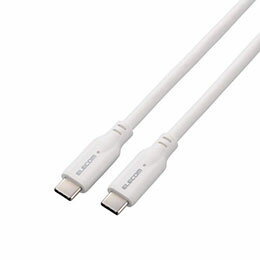 ☆エレコム USB 10Gbpsケーブル(USB Type-C - USB Type-C/100W対応) 0.5m ホワイト MPA-CC1G05WH ☆エレコム USB 10Gbpsケーブル(USB Type-C - USB Type-C/100W対応) 0.5m ホワイト MPA-CC1G05WH