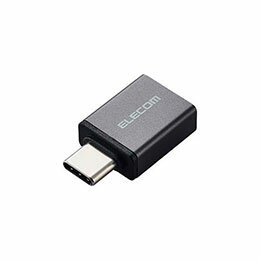 ☆エレコム Type-C変換アダプタ USB2.0 480Mbps ブラック M-AFCMADBK