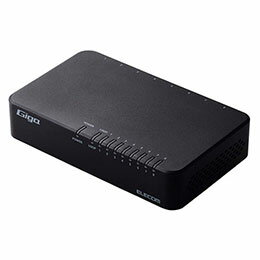 ☆エレコム Giga対応8ポートスイッチ(プラ筐体/ACアダプター) 水平/壁掛け/マグネット EHC-G08PA4-JB ☆エレコム Giga対応8ポートスイッチ(プラ筐体/ACアダプター) 水平/壁掛け/マグネット EHC-G08PA4-JB