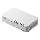 ☆エレコム Giga対応8ポートスイッチ(プラ筐体/ACアダプター) 水平/壁掛け EHC-G08PA4-W(2)