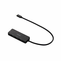☆エレコム USB Type-C(TM)ハブ+1機能(HDMI(R)ポート付き) ブラック U3H-MH3006BBK