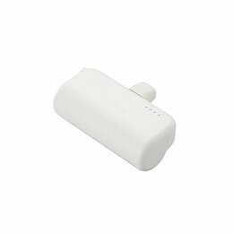 ☆エレコム モバイルバッテリー 12W 5000mAh Type-C入力1ポート Lightning出力 シルバーホワイト DE-C59L-5000SWH