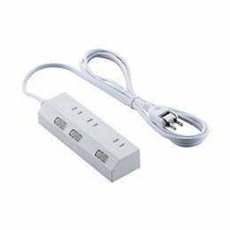 ☆エレコム 個別スイッチ付き3口タップ 2m ホワイト T-IS01-2320WH ☆エレコム 個別スイッチ付き3口タップ 2m ホワイト T-IS01-2320WH
