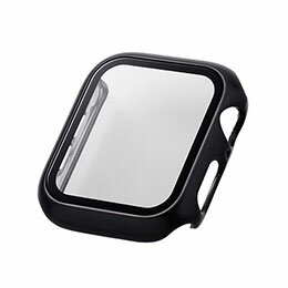 ☆エレコム Apple Watch SE (第2世代)、SE、Series 6/5/4 (44mm) フルカバーケース 高透明 メタリックブラック AW-23DFCGPBK ☆エレコム Apple Watch SE (第2世代)、SE、Series 6/5/4 (44mm) フルカバーケース 高透明 メタリックブラック AW-23DFCGPBK