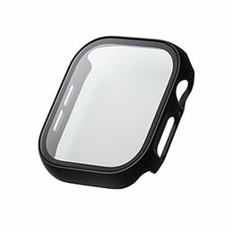 ☆エレコム Apple Watch Series 10 (46mm) フルカバーケース プレミアムガラス ゴリラ 高透明 ブラック AW-24AFCGOBK ☆エレコム Apple Watch Series 10 (46mm) フルカバーケース プレミアムガラス ゴリラ 高透明 ブラック AW-24AFCGOBK