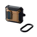 ☆エレコム AirPods 第4世代用 ZEROSHOCK Lock コヨーテ AVA-AP06ZEROLBR