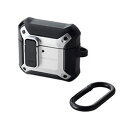 ☆エレコム AirPods 第4世代用 ZEROSHOCK Lock シルバー AVA-AP06ZEROLSV(2)
