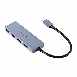 ☆エレコム USB Type-C 4ポートUSB5Gbpsハブ 15cm ネイビー U3HC-H040NV