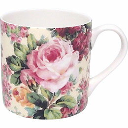 ☆エインズレイ ステッチコール マグ オールドローズ 約φ9×9cm C6094527