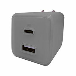 ☆インプリンク PD対応 USB充電器 Sheerカラー Type-C 1ポート 65W グレー IMACHCL65GY