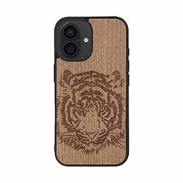 Man &Wood ޥ󥢥ɥå MagSafeбŷڥ for iPhone 16 Tiger I27059i16