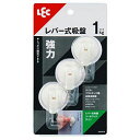 ☆【5セット】 レック レバー式吸盤ツールフック ミニ 3個入 H00474X5