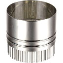 ☆【5セット】 パール金属 ラフィネ ステンレス製ウェーブ・ラウンド両用抜き型6cm D-6160X5