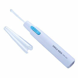 ☆【5セット】 スマイルキッズ シリコンキャップ付スリムなあかりちゃん耳かき ブルー AMK-402BLX5