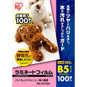 ☆【3セット】 アイリスオーヤマ 帯電防止剤配合ラミネートフィルム 100ミクロン B5 LFT-B5100X3