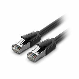 ☆【5本セット】 VENTION Cat.8 SFTP LANケーブル ブラック 1.5m ブラック IK-0170X5