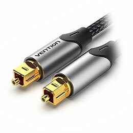 ☆【3本セット】 VENTION 光ファイバー オーディオケーブル アルミニウム合金 2m グレー BA-5688X3