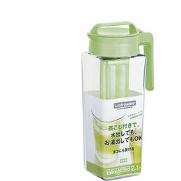 ☆岩崎工業 タテヨコ・茶こし付スクエアピッチャー2.1 MC K-1298MC