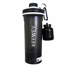 ☆KEEWEY 電動プロテインシェイカー 強力な電動ミックス機能・圧倒的な滑らかさ KEEWEY-K620