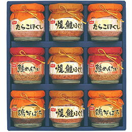 ☆ニッスイ びん詰ギフト 【焼鮭ほぐし/50g×3・たらこほぐし/50g×2・鮭めんたい/50g×2・鶏そぼろ/50g×2】 FUJI-421758838 ☆ニッスイ びん詰ギフト 【焼鮭ほぐし/50g×3・たらこほぐし/50g×2・鮭めんたい/50g×2・鶏そぼろ/50g×2】 FUJI-421758838