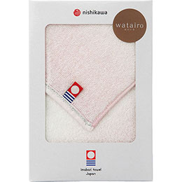 ☆【5枚セット】 わたいろ nishikawa今治タオル ミニテリー ピンク 25×25cm B1026636X5