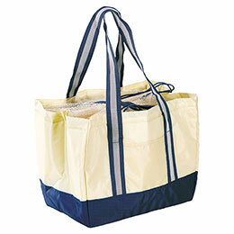 ☆【5枚セット】 ECOクーラーレジバッグ レジかごに入る・アルミ蒸着付き 約285×390×280mm 22550102X5