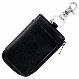 ☆レイメイ藤井 グロワール キーケース スマートキーと一緒に家の鍵やカードキーなども収納できるファスナータイプのキーケース ブラック GLK1169B