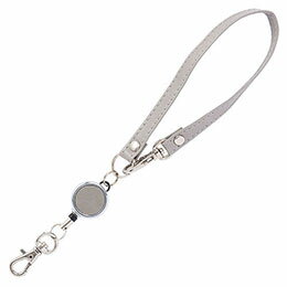 ☆レイメイ藤井 グロワール リール付バッグストラップ ナスカン金具がを着脱しやすい大きめリング付のバッグストラップ グレー GLK1171N