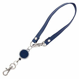 ☆レイメイ藤井 グロワール リール付バッグストラップ ナスカン金具がを着脱しやすい大きめリング付のバッグストラップ ネイビー GLK1171K